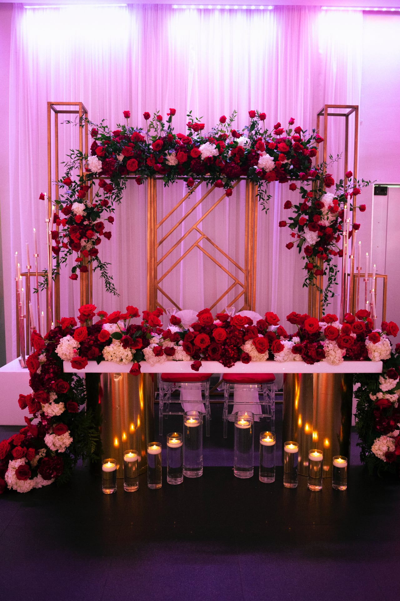 Red Roses - Onyx Luxury Banquet Hall