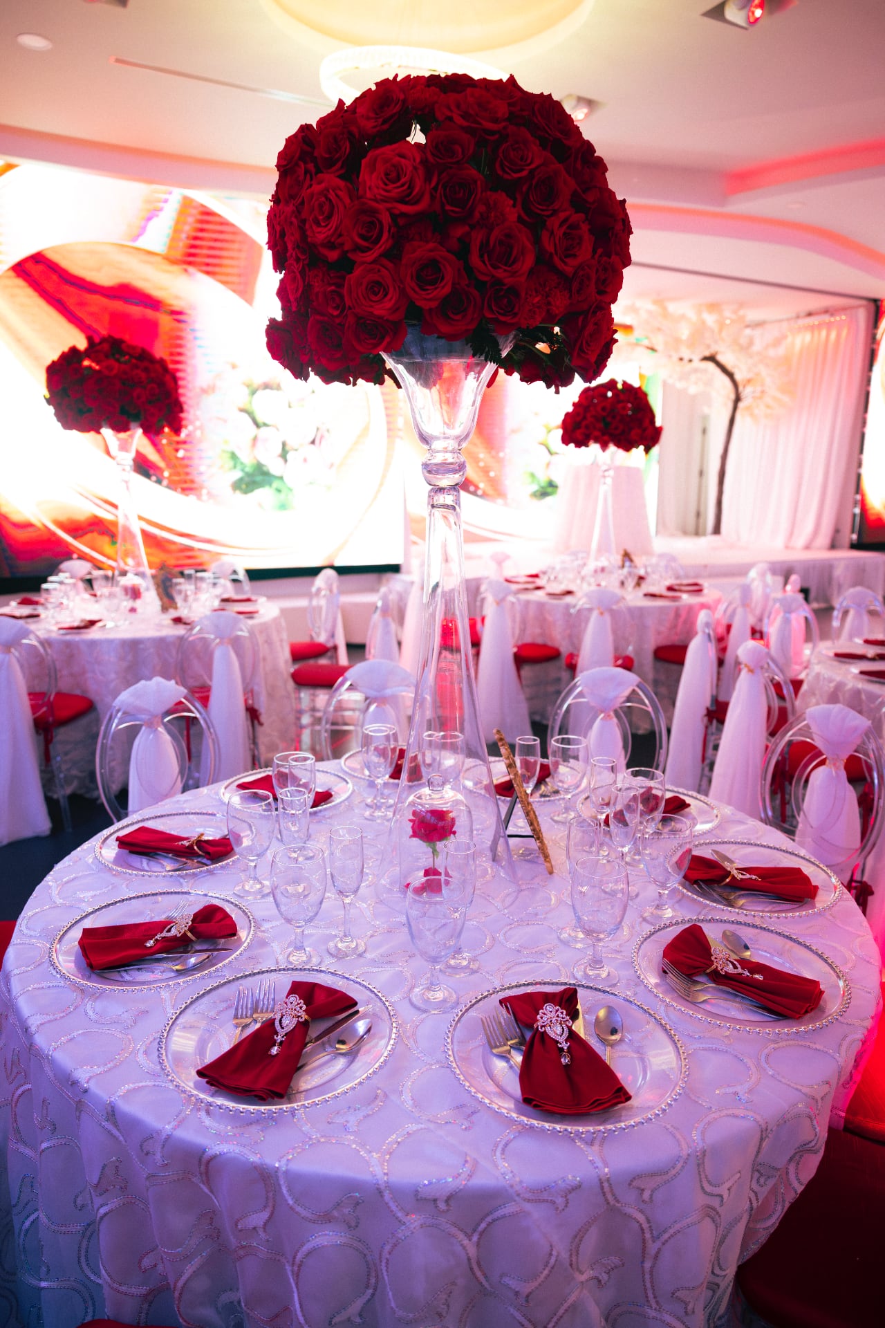 Red Roses - Onyx Luxury Banquet Hall